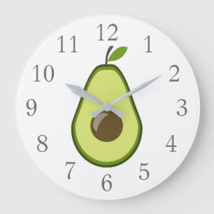 Horloge murale Avocado