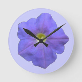 Horloge murale bleu Petunia
