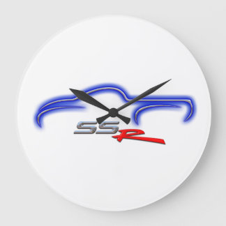 Horloge murale bleue Pacifique
