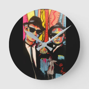 Horloge murale Blues Brothers Retro Pop Art