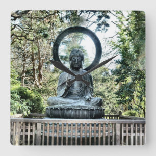 Horloge murale Bouddha