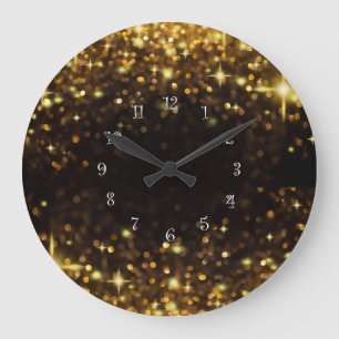 Horloge murale brillante