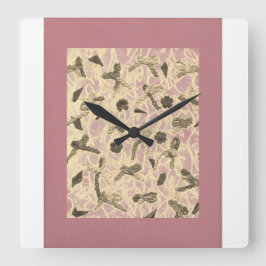 Horloge murale Carré des vaches flottantes