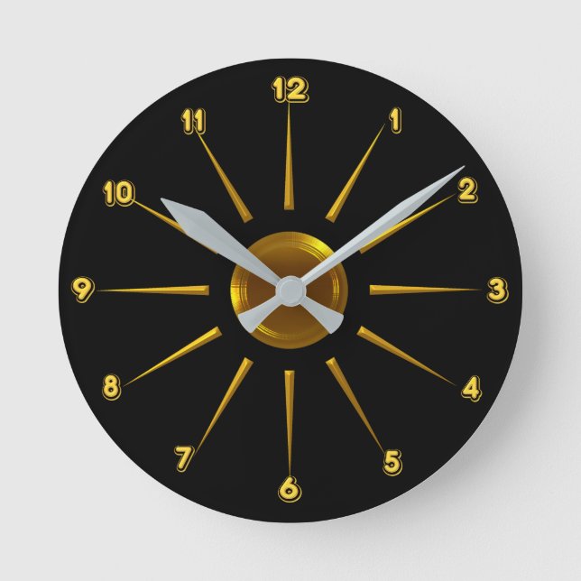 Horloge murale contemporaine du concepteur (Recto)
