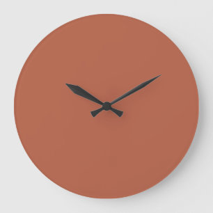 Horloge murale couleur solide - Bronze en terre cu