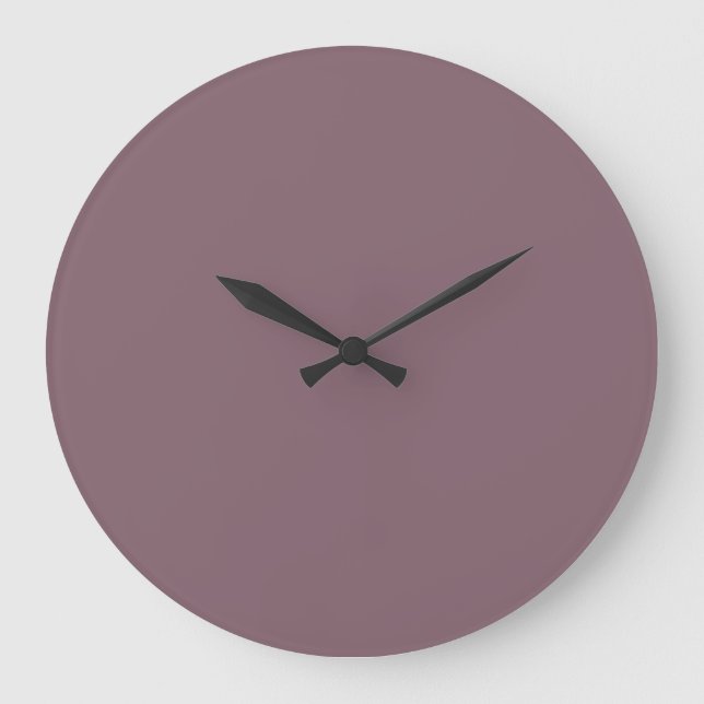 Horloge murale couleur solide - Grappe violet (Recto)