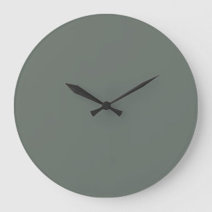 Horloge murale couleur solide - Vert sage