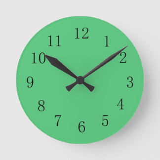 Horloge murale couleur vert émeraude