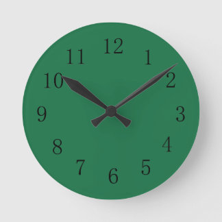 Horloge murale couleur vert foncé printemps
