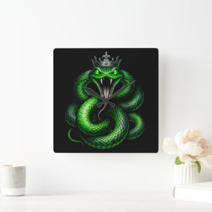 Horloge murale Couronne de Cobra royal