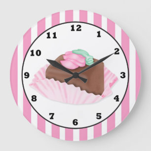 Horloge murale d'amusement de magasin de gâteau