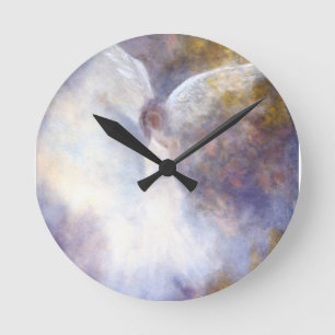 Horloge murale d'ange gardien