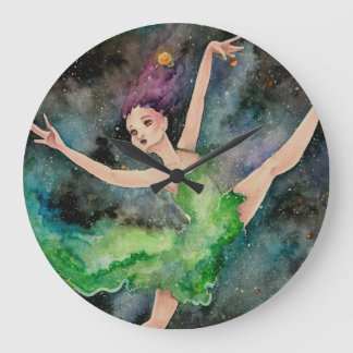 Horloge murale Danse avec l'univers