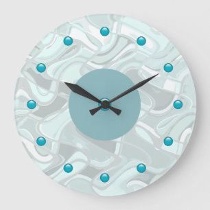 Horloge murale d'art Abstrait moderne