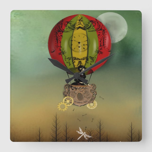 Horloge murale d'art de Steampunk (Recto)