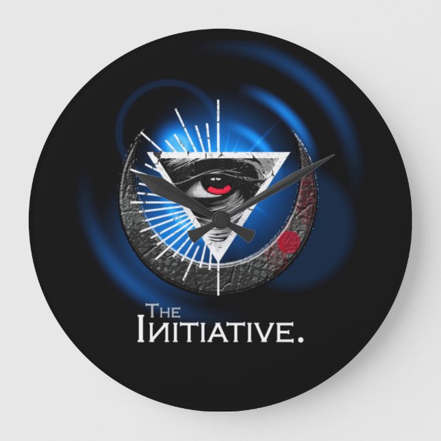 Horloge murale d'art moderne Abstrait (Recto)