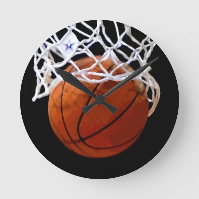 Horloge murale de basket-ball (Recto)