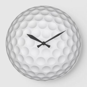 Horloge murale de boule de golf