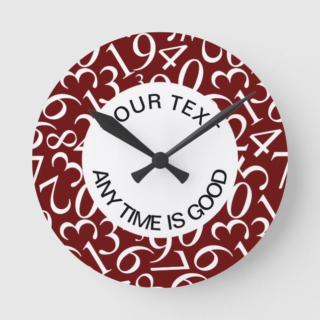 Horloge murale de bureau drôle Humour temps de tra (Recto)