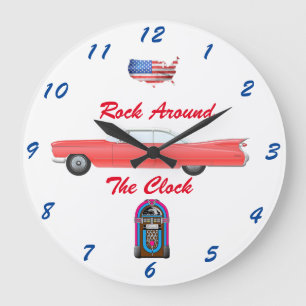 horloge murale de Cadillac des années 1950