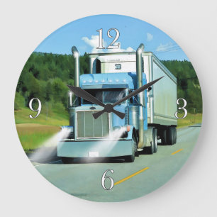 Horloge murale de Camion-Conducteurs de camion de