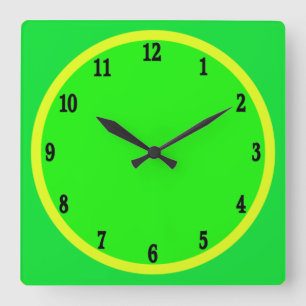 Horloge murale de citron et citron