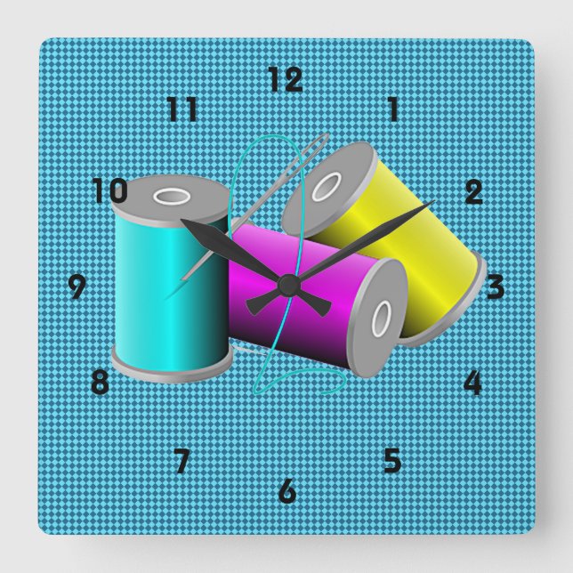 Horloge murale de conception de couture/couture (Recto)