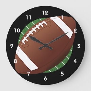 Horloge murale de conception de football