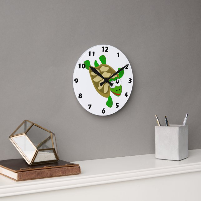 Horloge murale de conception de tortue (Bureau)