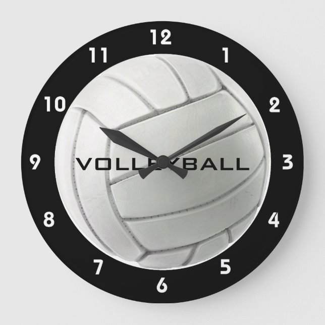 Horloge murale de conception volleyball (Recto)