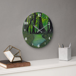 Horloge murale de ferme à grain de bois rustique v