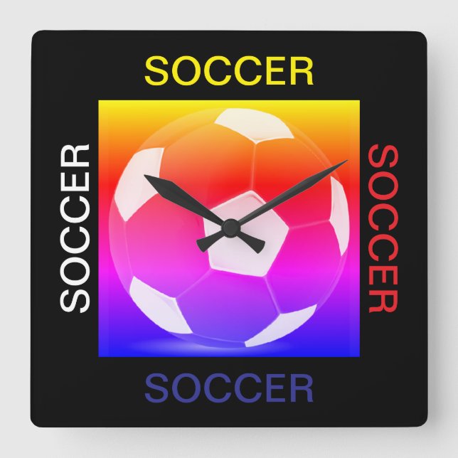 Horloge murale de football (Recto)