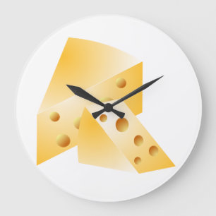 Horloge murale de fromage