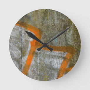 horloge murale de graffiti Abstrait