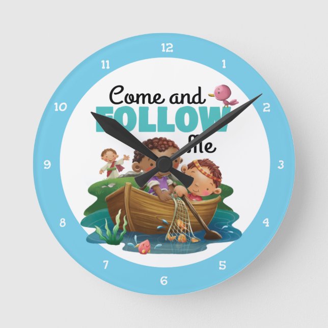Horloge murale de la Bible pour enfants (Recto)