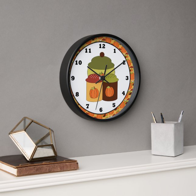 Horloge murale de la cuisine automnale (Bureau)