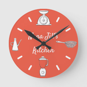 Horloge murale de la cuisine de Nana