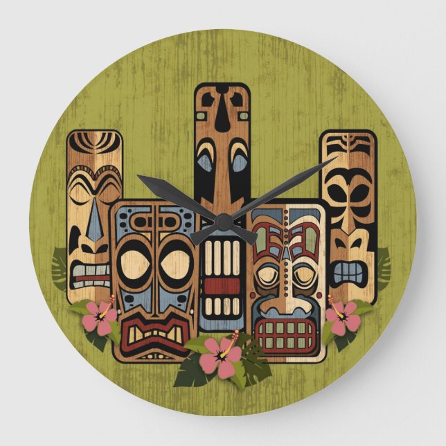 Horloge murale de la partie II de Tiki (Recto)