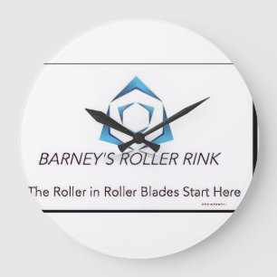 Horloge murale de la patinoire Barney