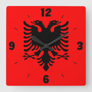 Horloge murale de la place patriotique du drapeau 