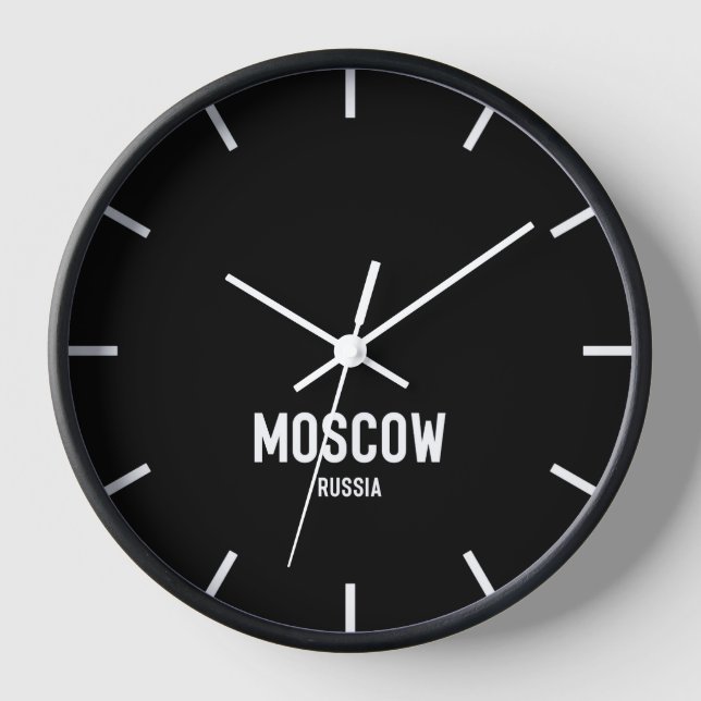 Horloge murale de la salle de presse de Moscou (Recto)