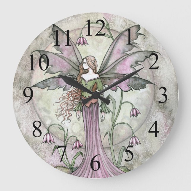 Horloge murale de l'Imaginaire de la lune paisible (Recto)