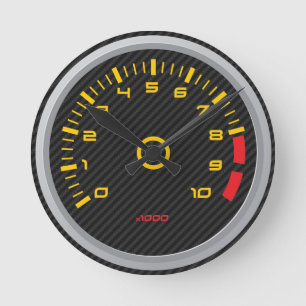 Horloge murale de mesure de la voiture T/MN de