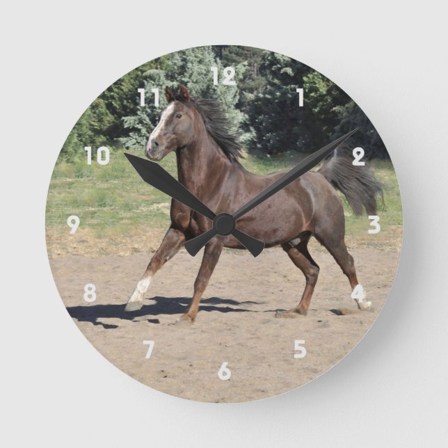 Horloge murale de Morgan Horse (Recto)