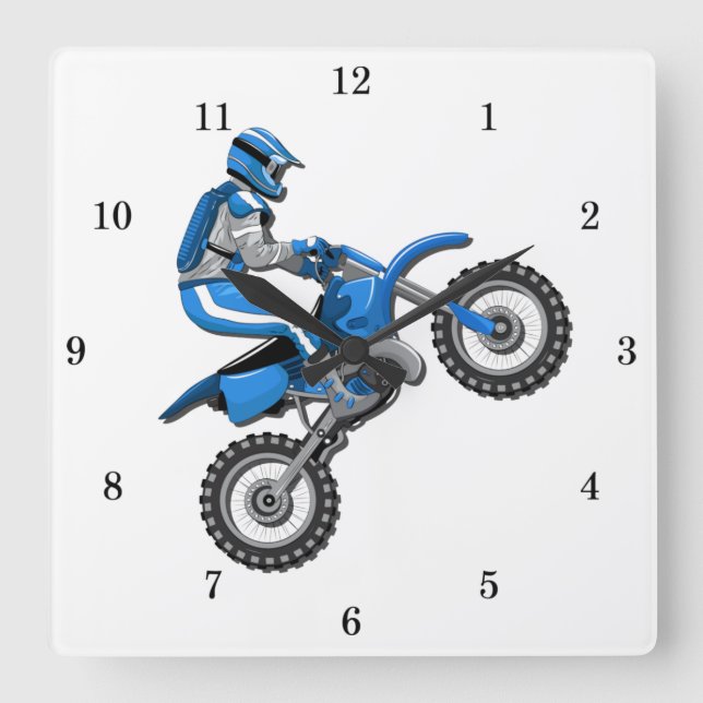 Horloge murale de moto très amusant (Recto)