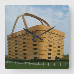 Horloge murale de panier de Longaberger