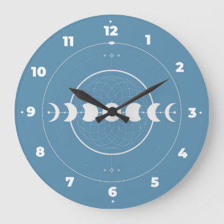 Horloge murale de phase lunaire