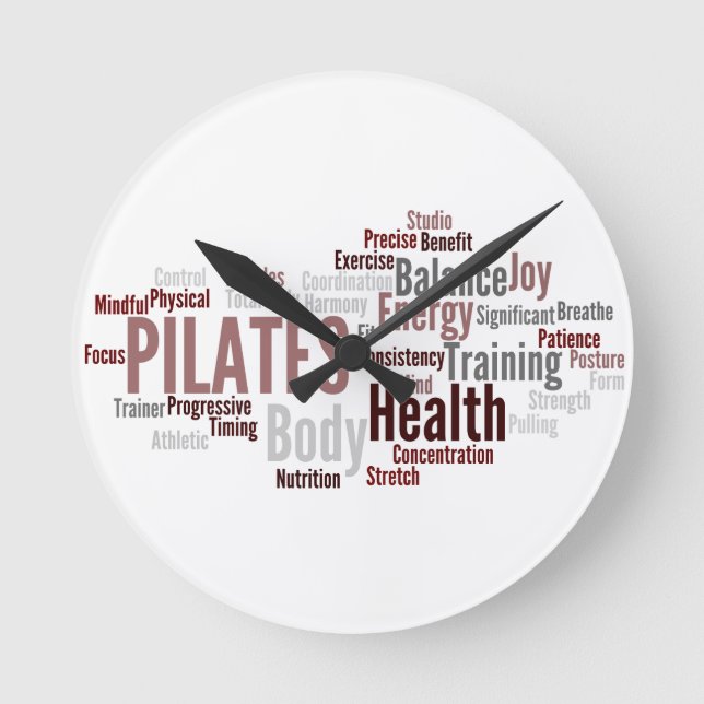 Horloge murale de PILATES (Recto)