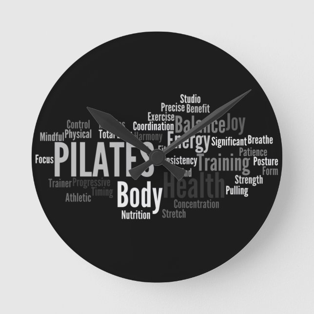 Horloge murale de PILATES (Recto)