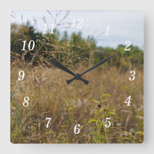 Horloge murale de prairie surélevée